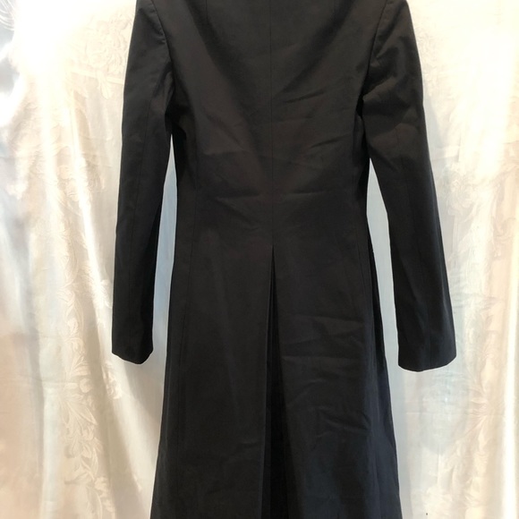 Chic ROMEO GIGLI Slim Black Coat 42 6 - Picture 6 of 9
